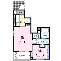 クロスロード北伊丹の物件間取画像